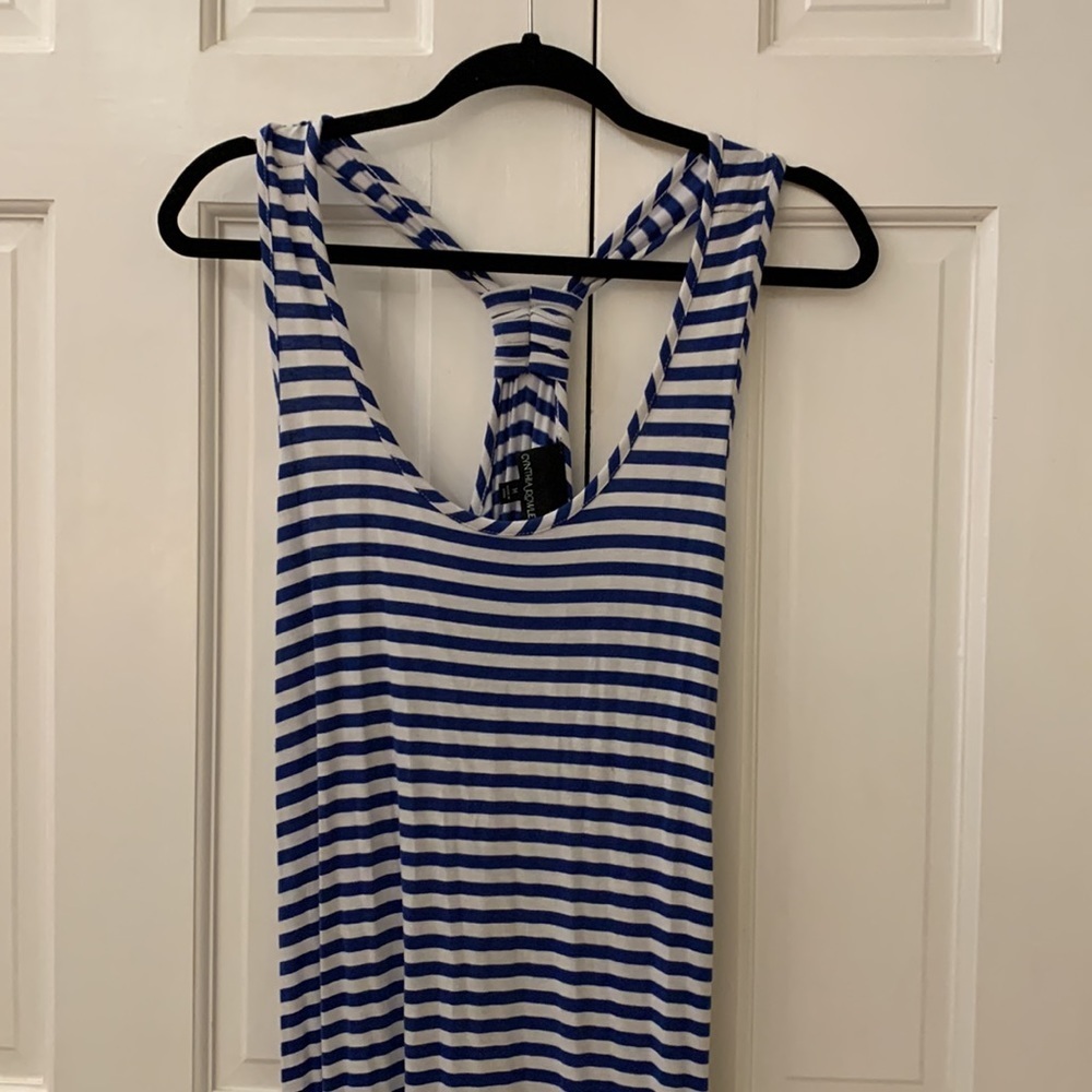 Cynthia Rowley Maci Stripped Dress - Picture 2 of 4